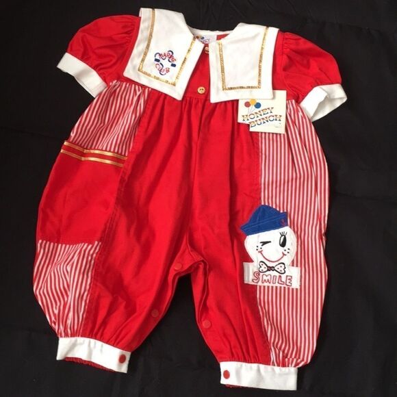 New Vintage Honey Bunch Baby Jumper Size 12 mo - Picture 1 of 14